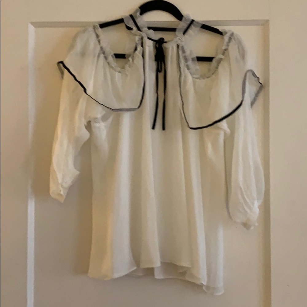 Parker cold shoulder top